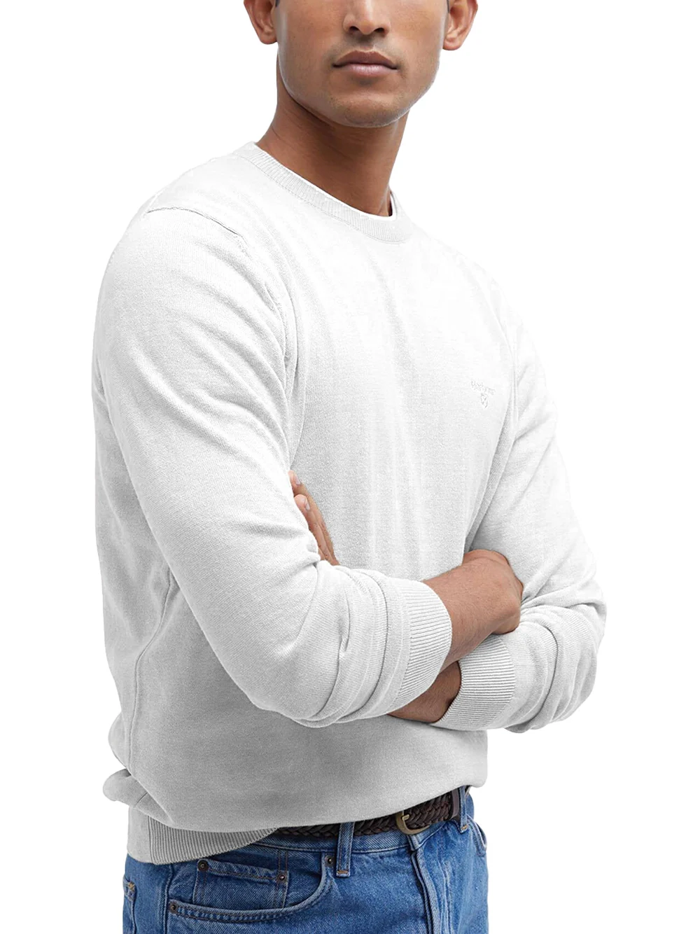 Barbour Penwood Jumper Ecru - Image 4