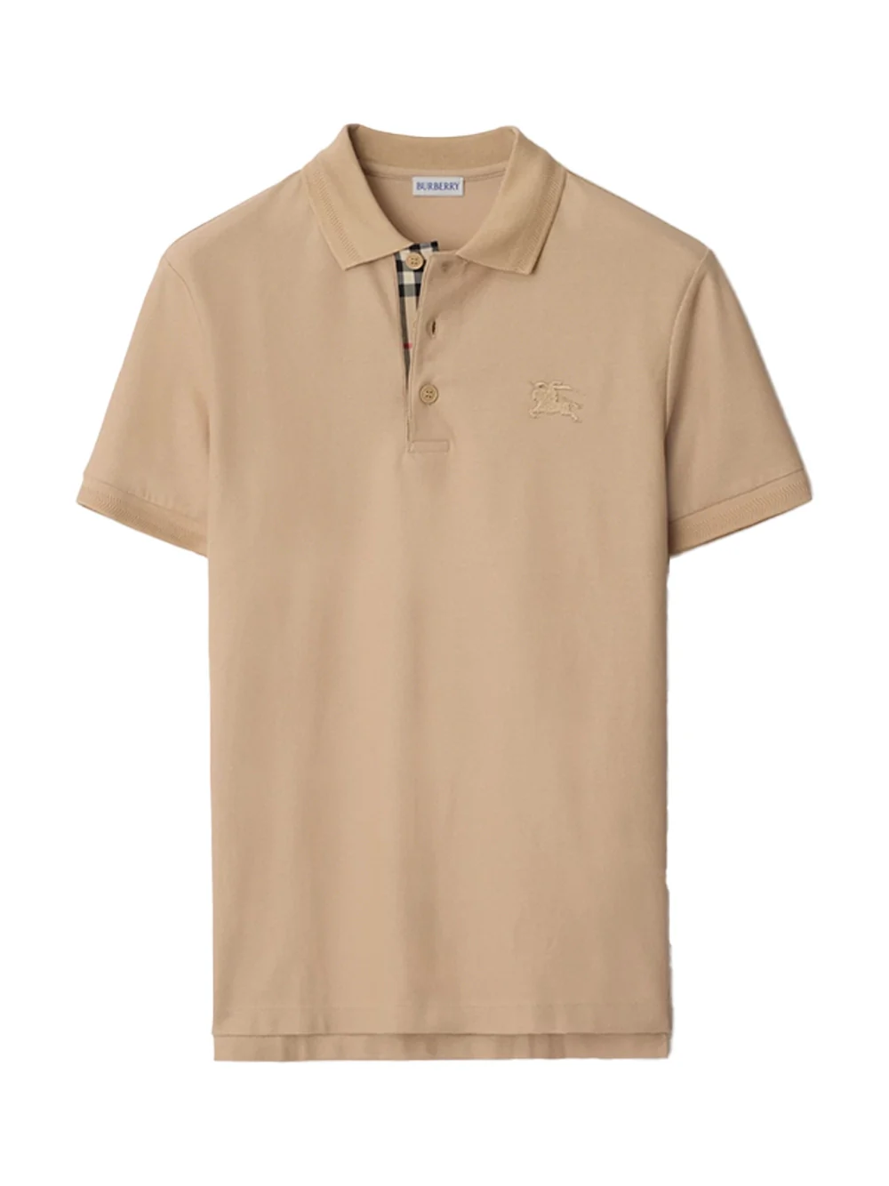 Burberry Men Eddie Polo Shirt Soft Fawn