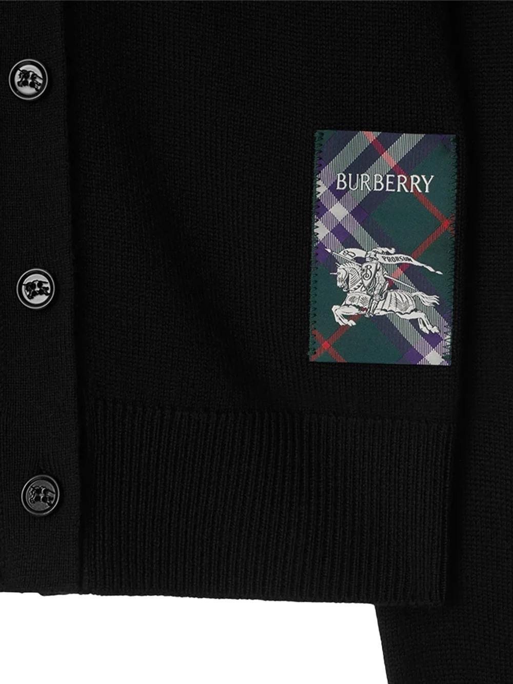 Burberry Women Wool Cardigan Black - Image 4