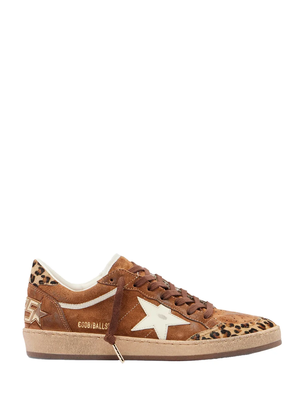 Golden Goose Ballstar Glitter Brown/Leo