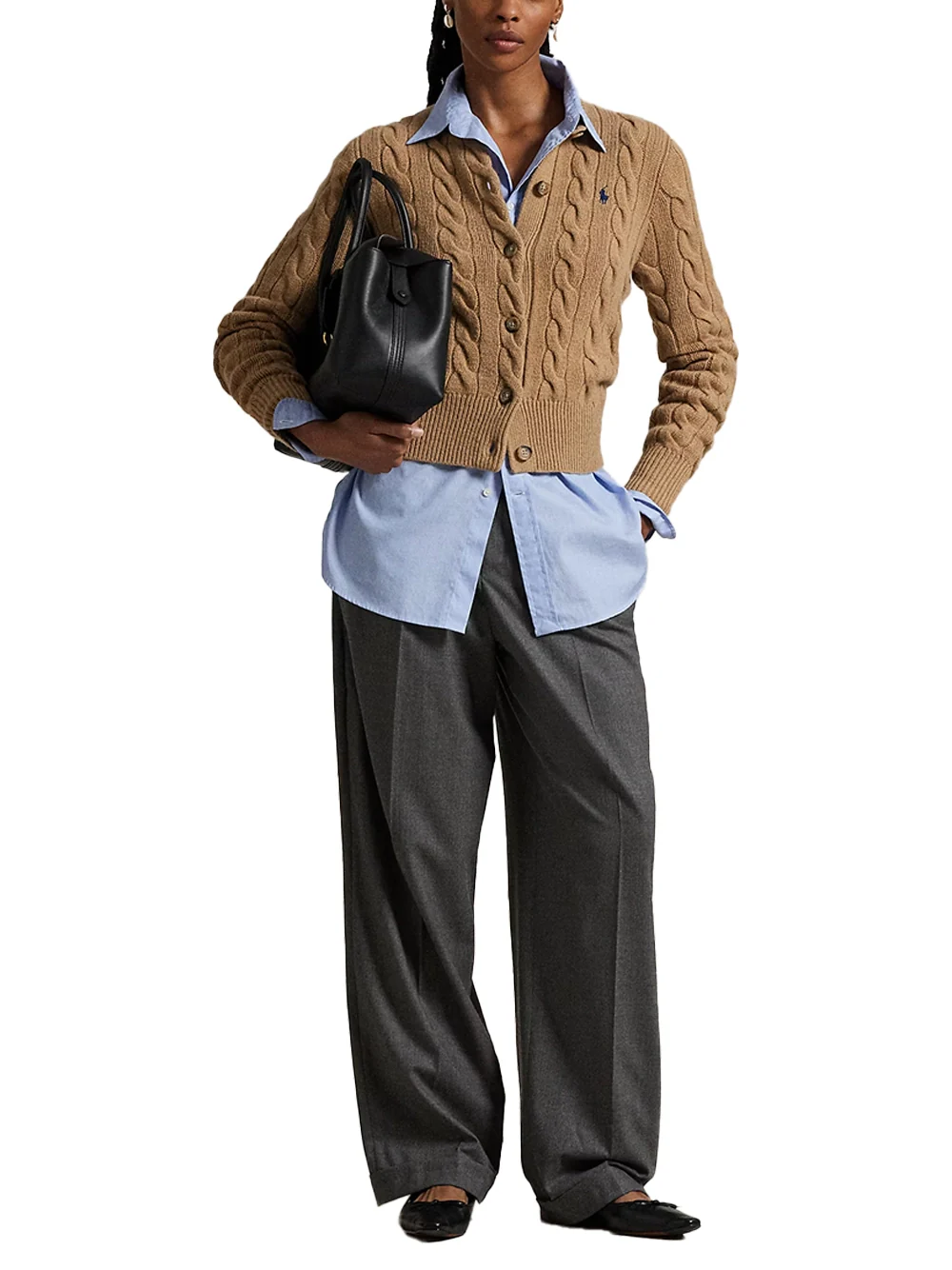 Ralph Lauren Cashmere Cardigan Camel - Image 2
