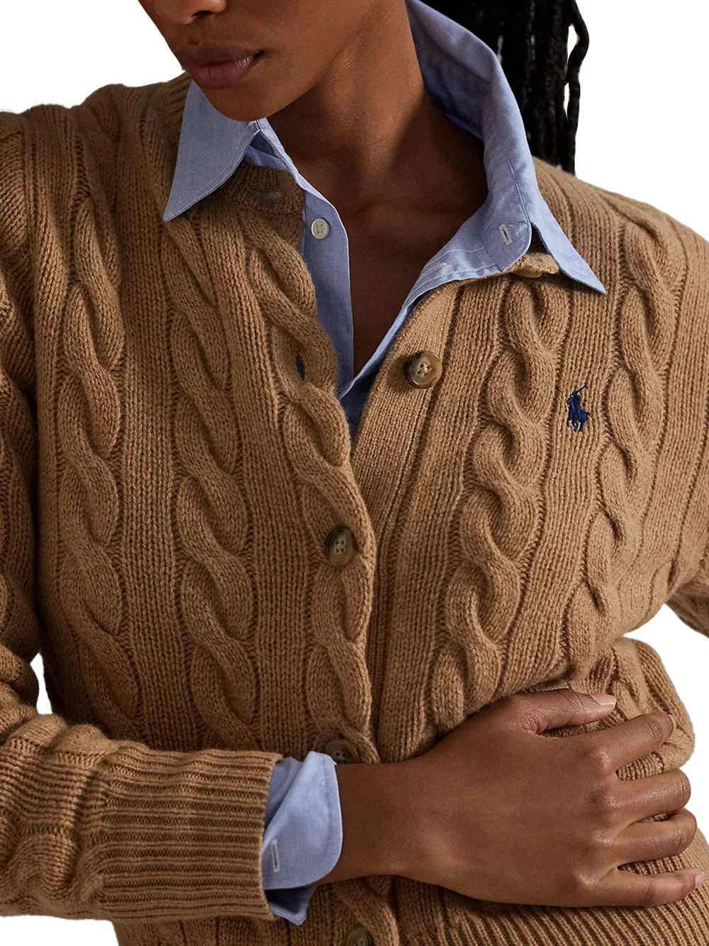 Ralph Lauren Cashmere Cardigan Camel - Image 5