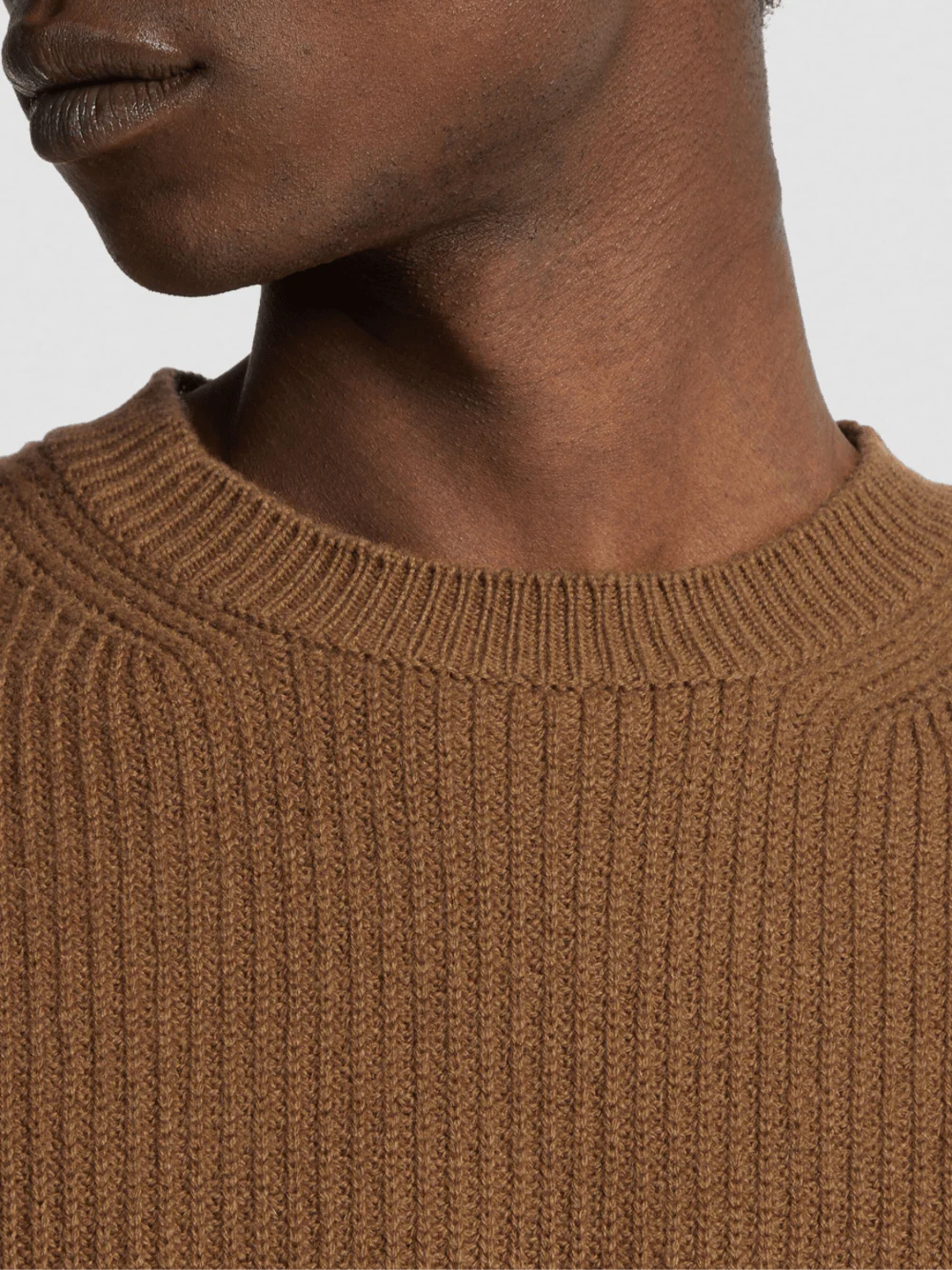 Zegna Men Oasi Cashmere Sweater Brown - Image 4